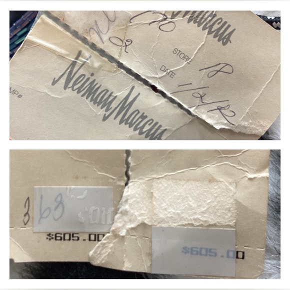 NWT 1991 Black Tie Oleg Cassini Neiman Marcus Sequin Dress (t200/b34) - Picture 17 of 17